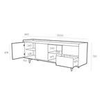 Rack Studio Gris Bruma